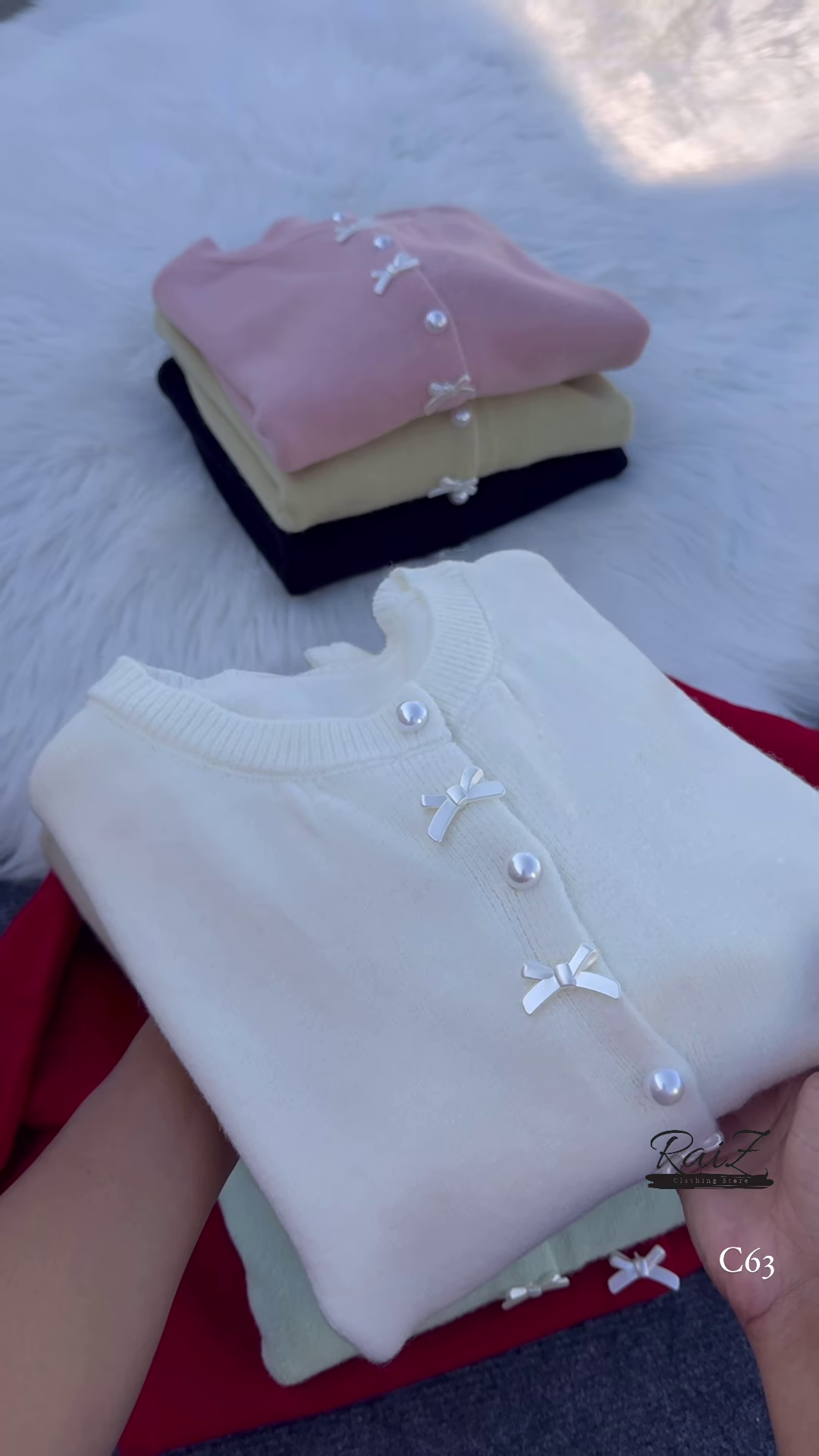 Pearl Bow Cardigan – Soft, Elegant, and Sweetly Feminine ✨🎀 - Image 6