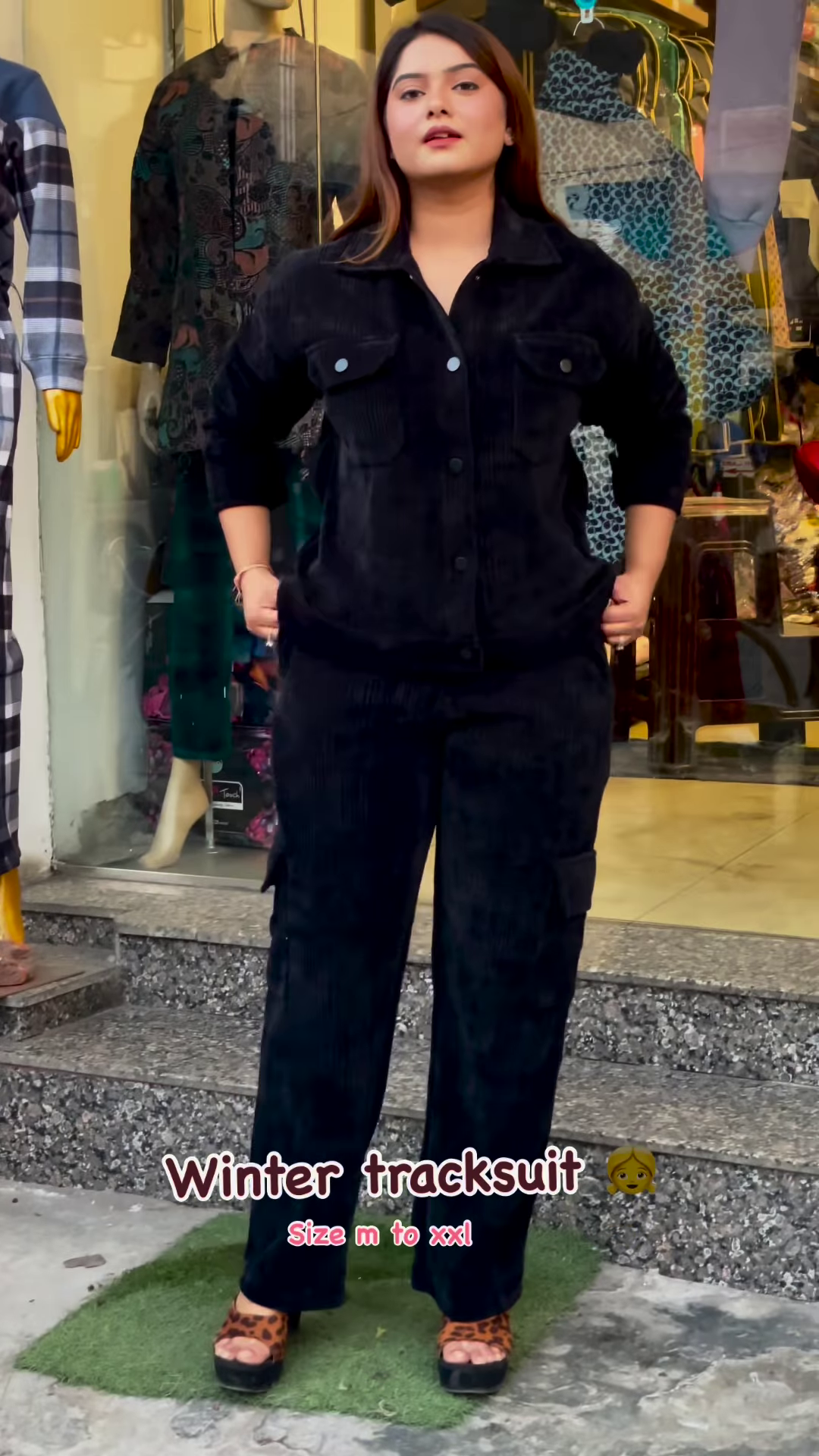 Corduroy Winter Tracksuit – Warm, Street‑Chic, and Comfort Ready 🧥� - Image 5