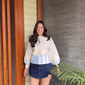 Whimsical Knitwear Collection 🍓🧶✨ – Strawberry, Furry Beige & Abstract Cream Variants