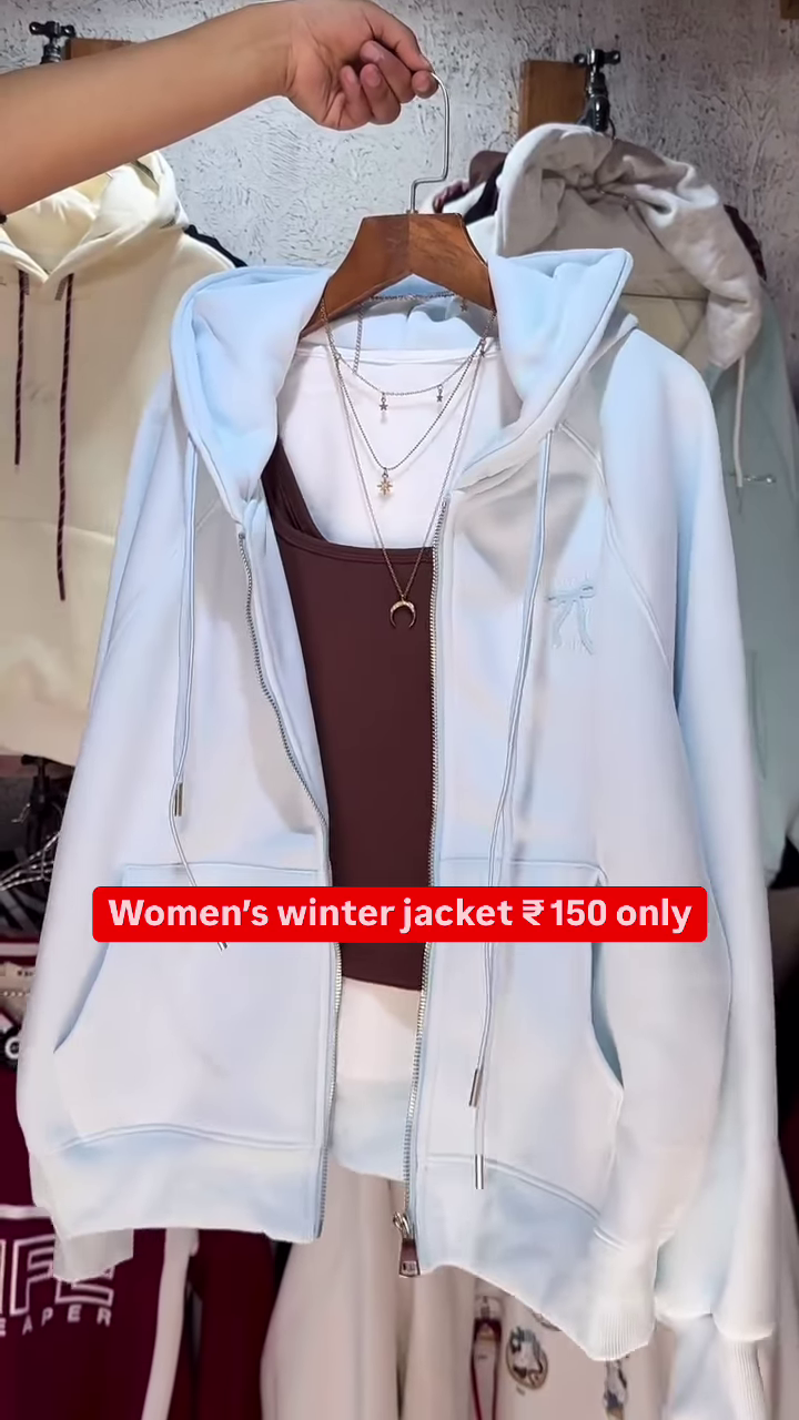 Women's Hooded Winter Jackets π§₯βοΈ β Soft Padded Layers in Gray, Pink & Blue Variants - Image 3