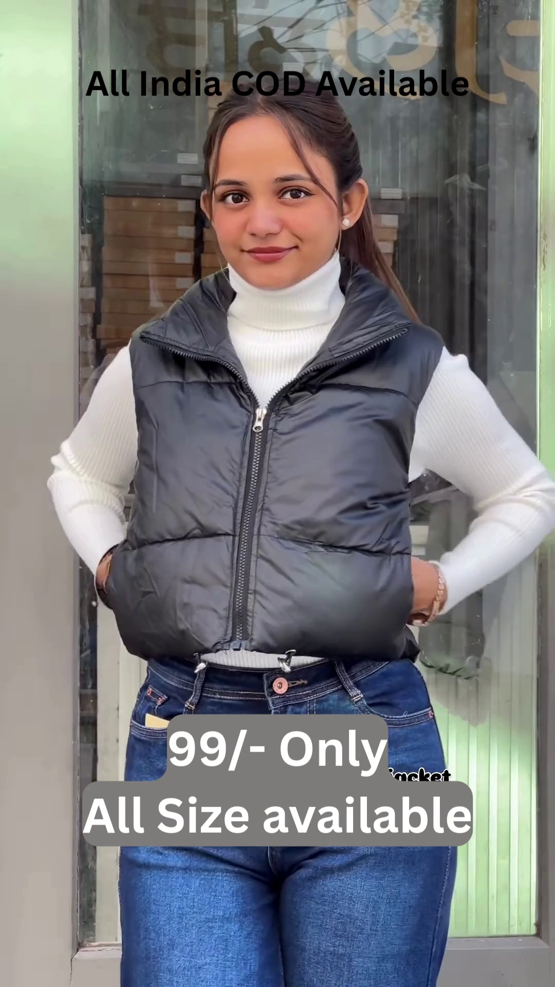 Trendy Puffer Sleeveless Jacket for Effortless Winter Style ❄️✨ - Image 2