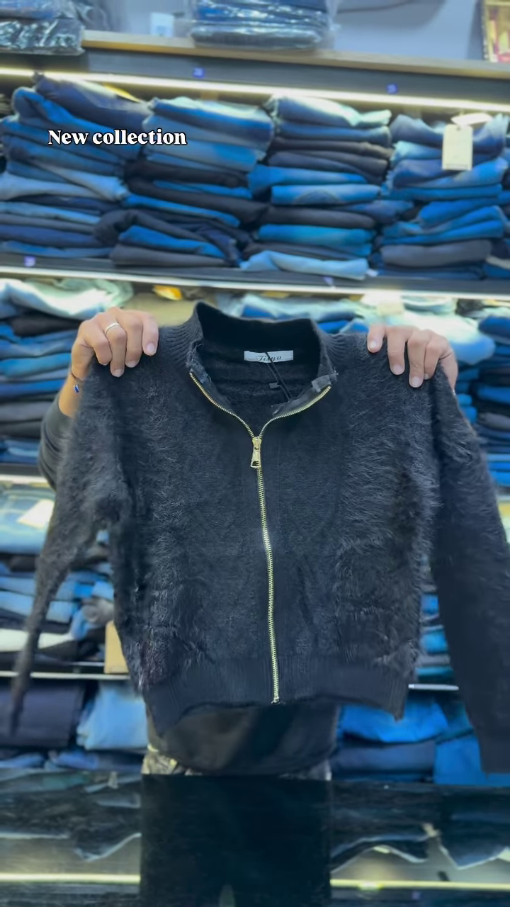 Plush Zip-Up Furry Winter Jacket Collection ❄️✨ - Image 2