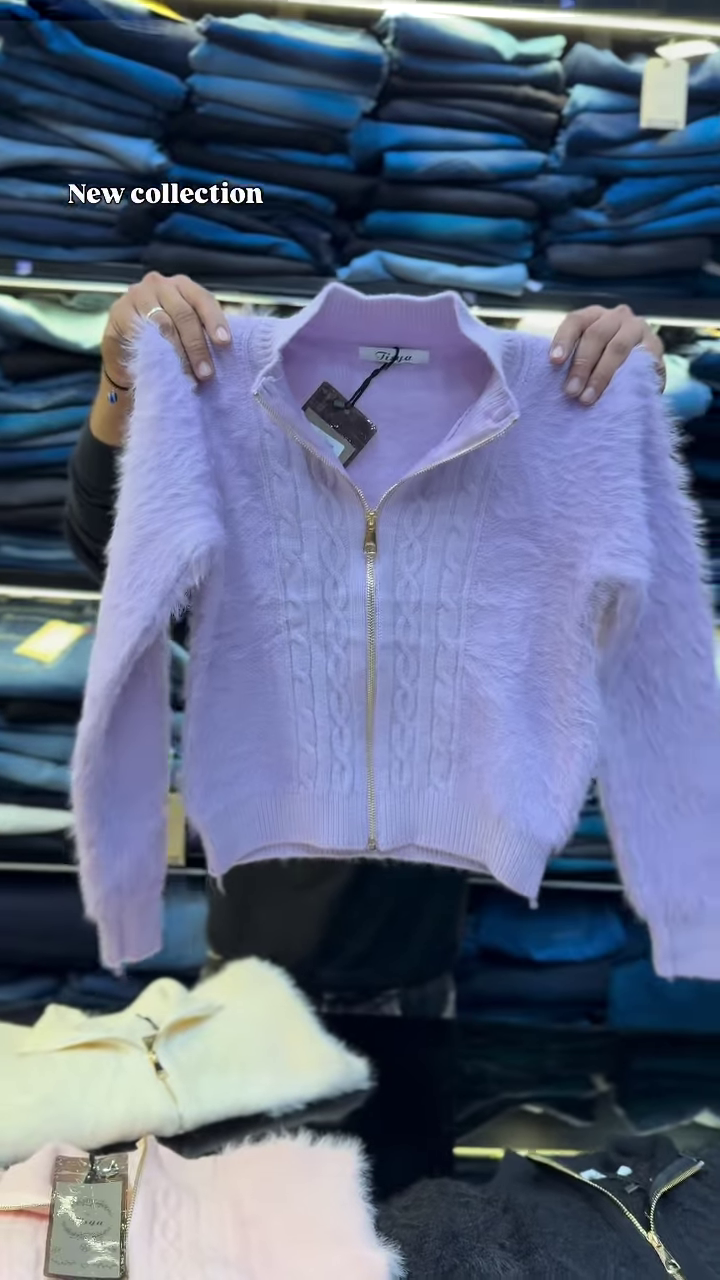 Plush Zip-Up Furry Winter Jacket Collection ❄️✨ - Image 4