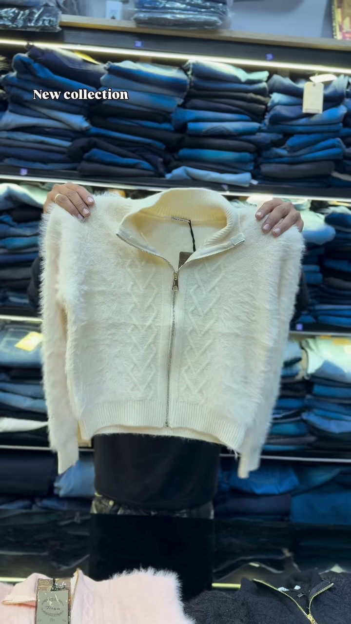 Plush Zip-Up Furry Winter Jacket Collection ❄️✨