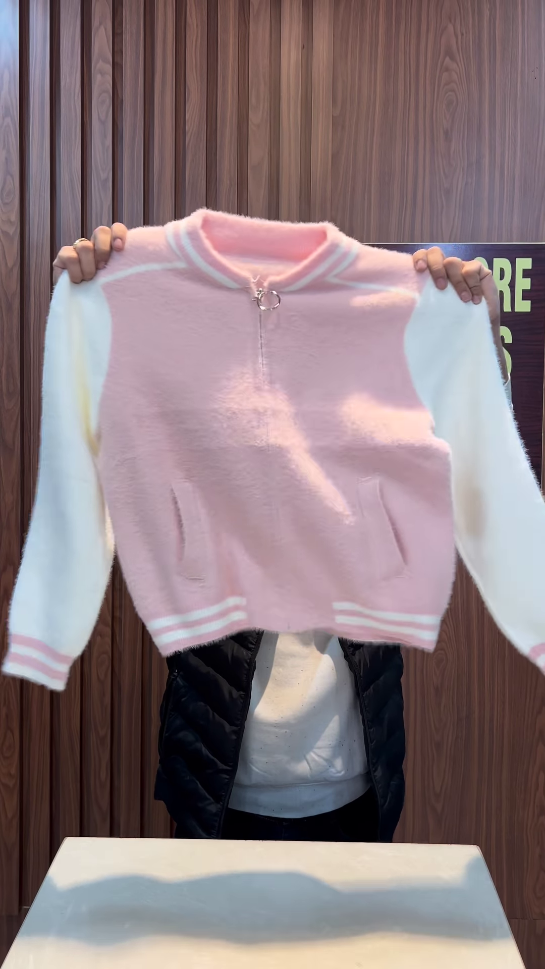 Fuzzy Varsity Zip-Up Winter Jacket Collection 🏆❄️