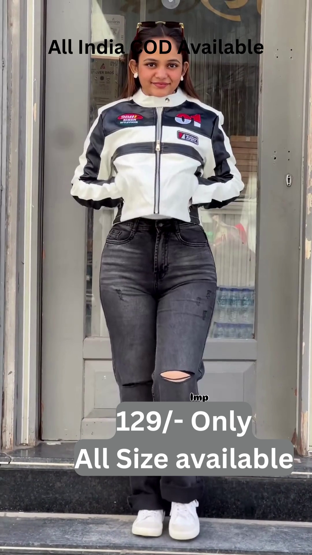 Racer Girl Contrast Biker Jacket for Bold Street Style ππ₯