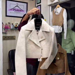 Premium Cropped Wool Blazer Jacket in Luxe Neutrals 🤎✨