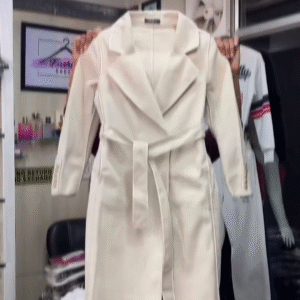 Chic Belted Winter Trench Coat Collection 🤍✨